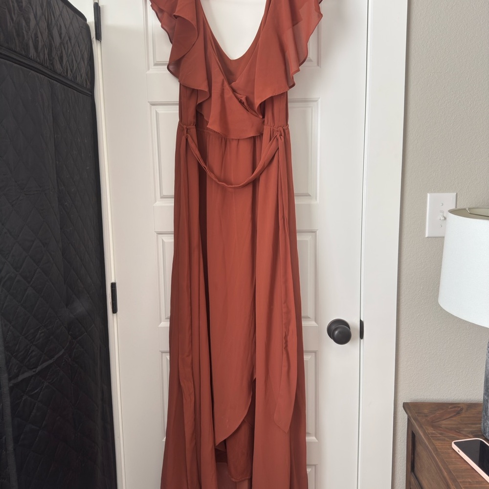Katya Ruffle Maxi Dress